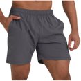 thumbnail image 1 of Running Short Men Mens Plus Size Cargo Shorts 5 Inch Mens Dry Fit Running Athletic Shorts with Pockets, Water Resistant Lightweight Quick Dry Gym Workout Shorts, 1 of 7