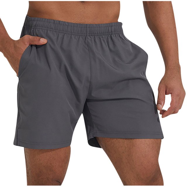 Running Short Men Mens Plus Size Cargo Shorts 5 Inch Mens Dry Fit Running Athletic Shorts with Pockets, Water Resistant Lightweight Quick Dry Gym Workout Shorts