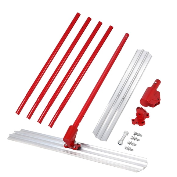 TROPOW Bull Float Magnesium Concrete Float, 48x8" Aluminum Alloy Concrete Float Tool, with 4 Handles and Bull Float Bracket, Finishing Bull Float Bull Concrete Kit for Concrete Finishing