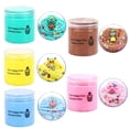 thumbnail image 2 of Ensemble de Slime au Beurre, 5 Argiles Parfumées et Extensibles, Jouets de Boue pour Fête, Cadeaux d'Anniversaire et de Pâques pour Enfants, 2 of 8