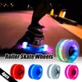 thumbnail image 1 of EGNMCR Roues Lumineuses Lumineuses pour Patins à Roulettes Quad avec Roulements de Banque Installés 4 Pcs Roues de Patins à Roulettes, 1 of 9