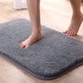thumbnail image 5 of Bathroom Rug, Extra Thick Microfiber Bath Mat, High-Pile and Super Absorbent, Rubber Backed Non Slip, Machine Washable, Soft Plush Shaggy Bath Rugs for Bathroom Floor, Tub and Shower, 5 of 5
