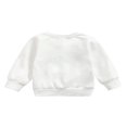 thumbnail image 3 of Kids Pullover Letter Print  Neck Long Sleeve Tops Blouse, 3 of 7