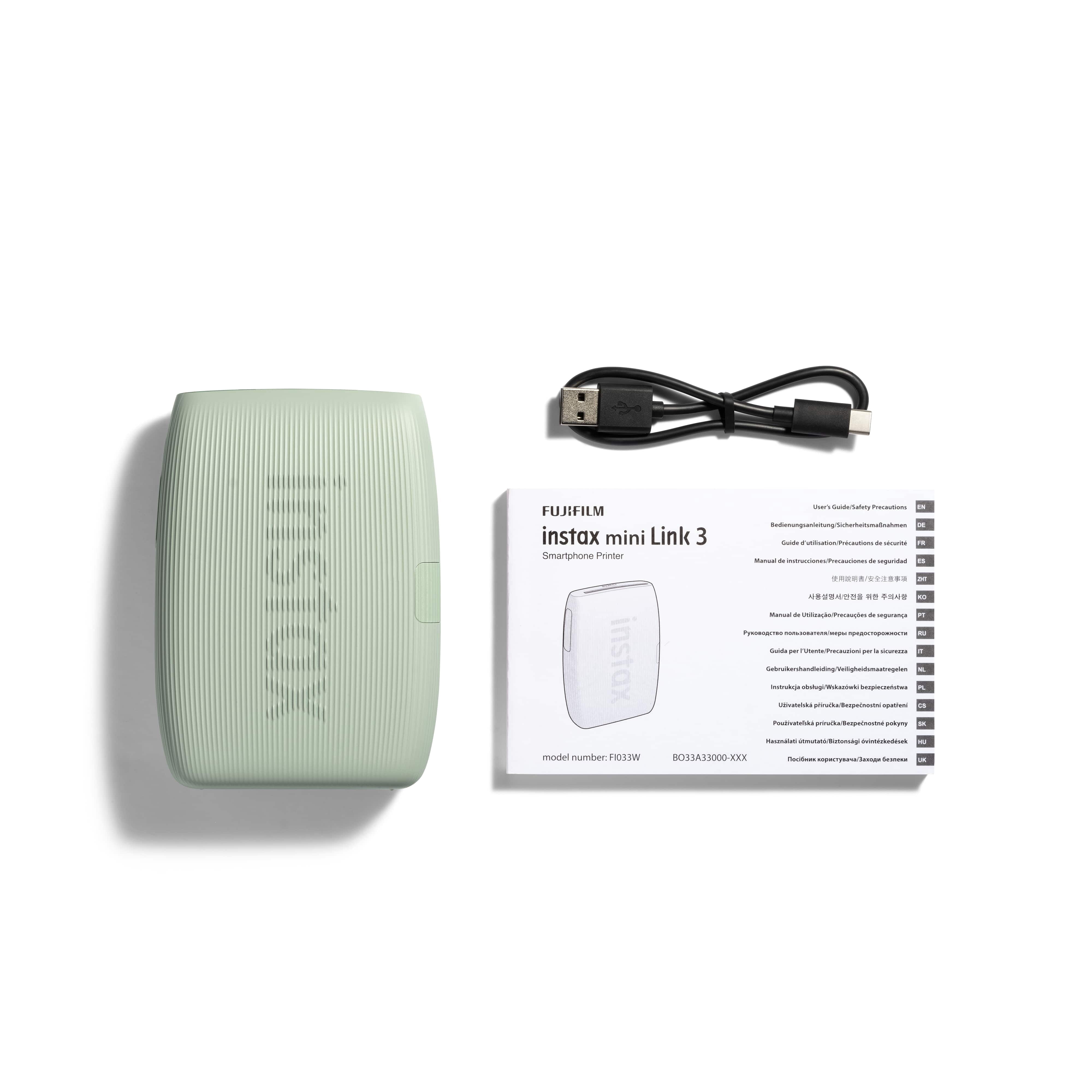 Fujifilm Instax Mini Link 3 Imprimante pour Téléphone Intelligent -