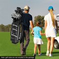 thumbnail image 3 of Costway Lightweight Golf Cart Bag with 15 Way Top Divider Individual Putter Well Cooler Bag Black, 3 of 10