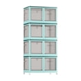 thumbnail image 3 of Boîte de Rangement Portable pour Garde-Robe, Organisateur de Rangement pour Vêtements, Garde-Robe Garde-Robe Bleu, 3 of 6