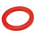 thumbnail image 1 of Unique Bargains Rondelle Plate en Caoutchouc de Silicone DN65 de 2-1/2 Pieds Connecteur Rapide Joint Rouge, 1 of 5
