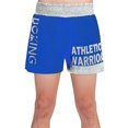 thumbnail image 4 of Moggemol Kids Girls Boys Boxer Clothes Boxing Robe And Print Shorts Gloves Set For Mma Kickboxing Black Blue 8, 4 of 7