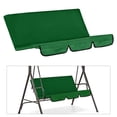 thumbnail image 4 of Garden Swing Seat Cover Patio Cushion Protection Accessory Garden Swing Sunscreen Bench Covers Dark Green, 4 of 9