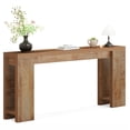 thumbnail image 4 of Fnova 70.9" Farmhouse Console Table for Entryway, Long Narrow Wood Entryway Table, Easy Assembly, Light Brown, 4 of 13