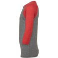 thumbnail image 4 of Bella Canvas T-Shirt de Baseball Manches 3/4, 4 of 5