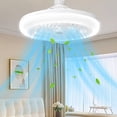 thumbnail image 4 of Study Bedroom Living Room Super Bright Energy-saving Fan Light E27 Universal Head Three Gear Light Three Gear Wind Speed, 4 of 7