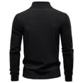 thumbnail image 5 of Dagugfen Quarter Zipper Pullover Men Long Sleeve Slim Fitted Thermal Base Layer Running Workout Tops, 5 of 5