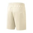 thumbnail image 4 of Yuyuzo Mens Shorts Plus Size Elastic Wasit Drawstring Solid Color Lightweight Baggy Lounge Shorts, 4 of 6