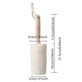 thumbnail image 2 of Long Handle Wooden Loofah Dish Cleaning Brush For Bottles Cups Glassware Kitchen Scrubber Tool, 2 of 3