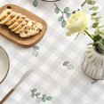 thumbnail image 3 of Fall Tablecloth 60x84 Inch Rectangular, Thanksgiving Autumn Harvest Orange Pumpkin Buffalo Plaid Table Cover for Party Picnic Dinner Decor, 3 of 5