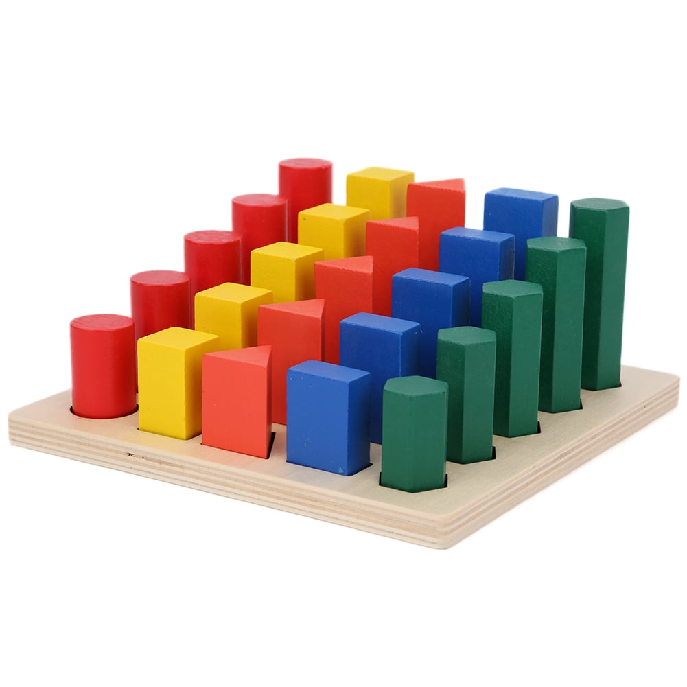 Colorful Educational Stacking Blocks, Building Blocks Set, Boys and Girls for Kids