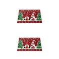 thumbnail image 3 of Baohd Wide Application Merry Christmas Gnome Doormat Soft And Comfortable Water Christmas present 2Set, 3 of 6