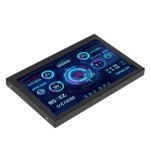 PC CPU Data Monitor, Mini ITX PC Case Moniror Energy Saving Regulable Brightness USB TYPE C For Office