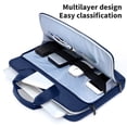 thumbnail image 4 of Computer Bags for Laptops,Multi Functional Laptop Bag 15.6-16 Inch Universal Sturdy and Not Afraid of Scratches with Velvet Lining Waterproof Computer Bag, 4 of 7