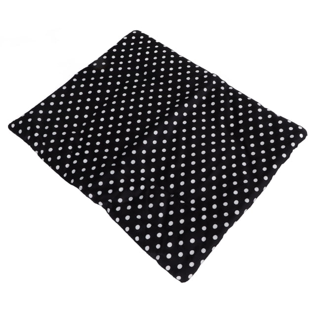 Heating Pad, Dog Heating Pad Long Life Span Washable 3 Temperature Adjustable 9W 5V 2A Cloth For Furry Friends Leopard Print,White Dot