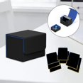 thumbnail image 4 of Card Deck Box Holder Organizer Storage Gathe Card Toy Closure Album Collectible Holds Game Card , black, 4 of 10