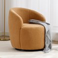 thumbnail image 1 of KOSSMAI Soft Upholstered Teddy Fabric Swivel Accent Chair For Living Room, Bedroom, Study Room, 1 of 5