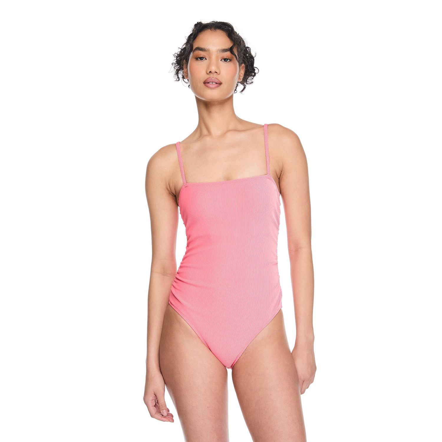 Maillot de bain froncé 1 pièce Reebok pour femmes