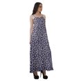 thumbnail image 3 of Moomaya Robe Aguichant de Soirée pour Femmes en Rayonne Imprimée Longue Tenue Décontractée Vêtements, 3 of 4
