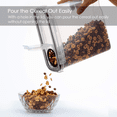 thumbnail image 3 of Cereal Storage Container Set of 4, Vtopmart Airtight Food Storage Containers, 135.2 fl oz, Black, 3 of 7