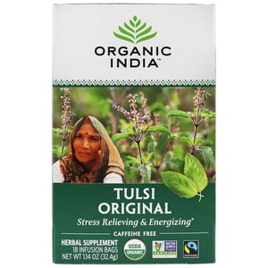 Organic India - Tulsi Tea Original - 18 Sacs à thé