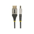 thumbnail image 3 of StarTech.com 3ft (1m) VESA Certified DisplayPort 1.4 Cable, 8K 60Hz HDR10, Ultra HD 4K 120Hz DP Video Cable, DisplayPort to DisplayPort Cable, DP Cord for Monitors/Displays, M/M - DP 1.4 Cable with Latches (DP14VMM1M) - DisplayPort cable - DisplayPort (M) to DisplayPort (M) - DisplayPort 1.4 - 3.3 ft - 4K120Hz (3840 x 2160) support, 8K60Hz (7680 x 4320) support, molded, passive - black, gray, 3 of 8