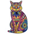 thumbnail image 2 of Wooden Puzzle Unique Shape Pieces Animal Gift For Adults And Kids 200 Pieces, 2 of 9