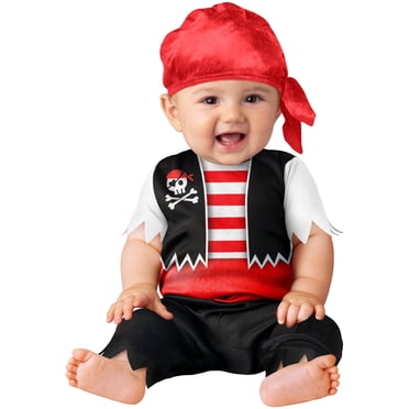 Costume d’Halloween Bébé Pirate pour nourrisson, taille 0-6 mois, par Way To Celebrate
