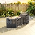 thumbnail image 3 of Outsunny 32" Propane Fire Pit Table with Propane Tank Holder 40,000 BTU, 3 of 10