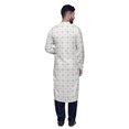 thumbnail image 5 of Atasi Printed Pathani Kurta With Salwar For Men Indian Summer Ethnic Set, 5 of 5