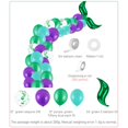 thumbnail image 2 of Mermaid Balloon Arch Kit Fish Tail Balloon Garland Kit Theme Party Decorations for Wedding Birthday Party Decor, 2 of 7