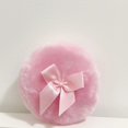 thumbnail image 1 of LOVEVER Long Plush Makeup Sponge  Glitter Puff  Glitter Round Bowknot Fivethemed Powder Puff, 1 of 6