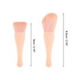 thumbnail image 2 of Unique Bargains 1 Set Portable Makeup Brush Kit for Bathroom Apricot Man-made Fiber Plastic, 2 of 5