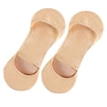 thumbnail image 3 of lionlar Womens Low Cut No Show Liner Invisible Stretchy Solid Causal Boat Socks Flesh, 3 of 6