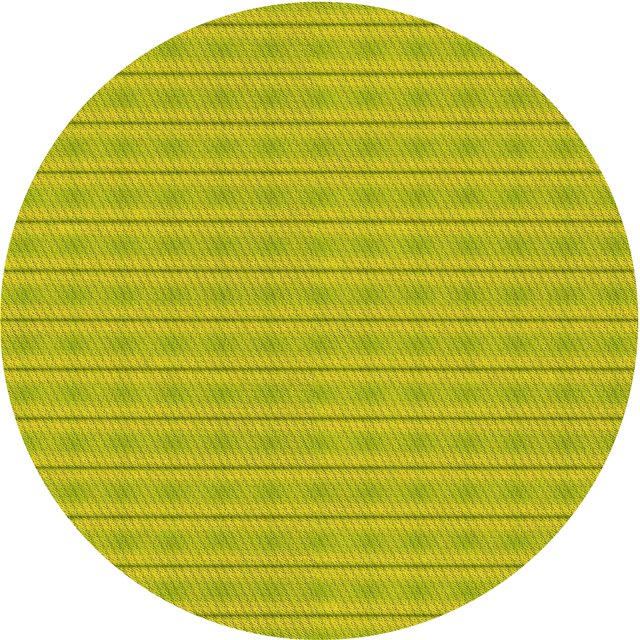 Ahgly Tapis Rond Lavable en Machine Intérieur Transitionnel Vert Pistache, 4 Pieds Rond