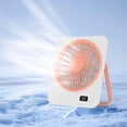 thumbnail image 3 of 2025 Desktop Fan Home Office Outdoor Camping Portable Wall Mounted Fan Digital Display -thin Small Fan, 3 of 6