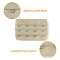 thumbnail image 4 of INSPIRE CHIC Women's 3 Rows 4 Hooks Bra Extenders Straps Extension, 4 of 5