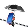 thumbnail image 4 of Vwrxbz Phone Holder with Sunshade 360 Rotation Motorcycle Bike Handlebar Mount One Click Lock Shockproof for Riding, 4 of 7