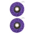 thumbnail image 3 of QualitChoice Sanding Wheel Polishing Paint Rust Grinding Inner Hole Tools for Angle Grinder Wood Metal Buffing Car Accessories #115 purple 2Set, 3 of 6