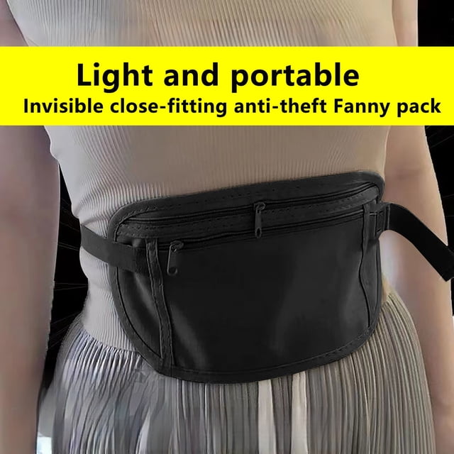 Invisible Slim Fits Antis-theft Waist Bag