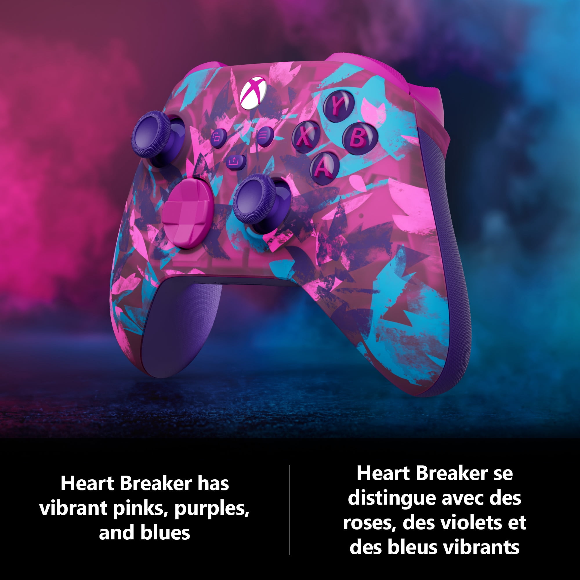 Manette sans fil Xbox - Heart Breaker Édition Spéciale - pour Xbox Series X|S, Xbox One, PCs, et appareils compatibles avec le nuage