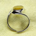 thumbnail image 3 of Natural Yellow Sapphire Ring,Birthstone Ring,adjustable Bezel set ring,Gemstone ring,Simple Ring,astrological purposes, 3 of 3