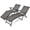 Grey, variant on Costway Patio 2 PCS Folding Chaise Lounge Chair Outdoor Portable Reclining Lounger Grey