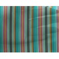 thumbnail image 3 of oneOone Georgette Viscose Fabric Multicolor Stripe Printed Craft Fabric BTY 42 Inch Wide, 3 of 3